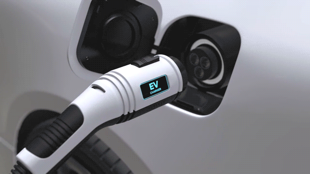 EV充電中の様子　GIF